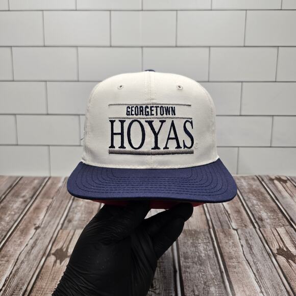 Annco Georgetown Hoyas Vintage Splitbar Adjustable Snapback NCAA Hat - Picture 1 of 8